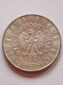5 zł Józef Piłsudski 1935 r