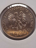 500 zł Władysław II Jagiełło 1989 r 500 zł Władysław II Jagiełło 1989 r