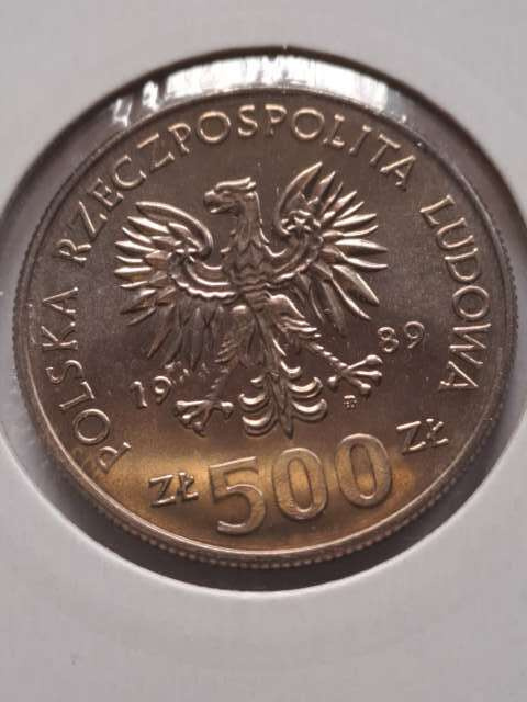 500 zł Władysław II Jagiełło 1989 r 500 zł Władysław II Jagiełło 1989 r