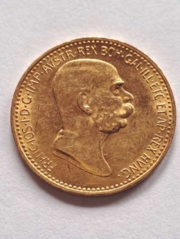 Austria 10 Koron Franciszek Józef I 1909 r