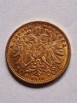 Austria 10 Koron Franciszek Józef I 1910 r