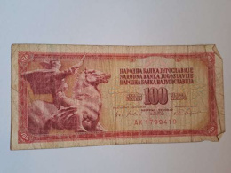 Jugosławia Banknot 100 dinarów 1965 r
