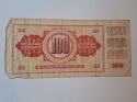 Jugosławia Banknot 100 dinarów 1965 r Jugosławia Banknot 100 dinarów 1965 r