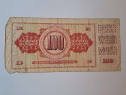 Jugosławia Banknot 100 dinarów 1965 r