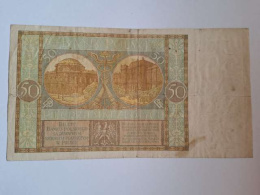 Banknot 50 zł 1929 r seria EE