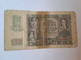 Banknot 20 zł 1940 r seria G