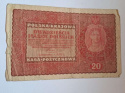 Banknot 20 Marek Polskich 1919 r seria FG Banknot 20 Marek Polskich 1919 r seria FG