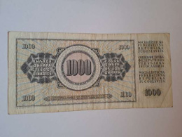 Jugosławia Banknot 1000 dinarów 1981 r