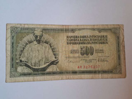 Jugosławia Banknot 500 dinarów 1978 r