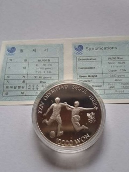 Korea 10000 Won Olimpiada Seul 1988 r