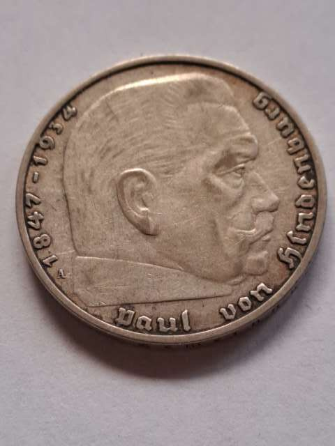 Niemcy 2 Marki Hindenburg 1937 r A