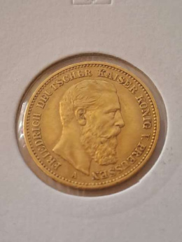 Niemcy 20 Marek Friedrich II Prusy 1888 r