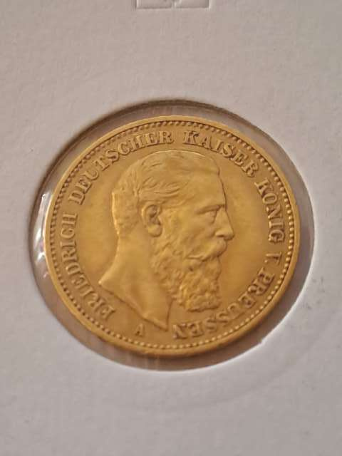 Niemcy 20 Marek Friedrich II Prusy 1888 r