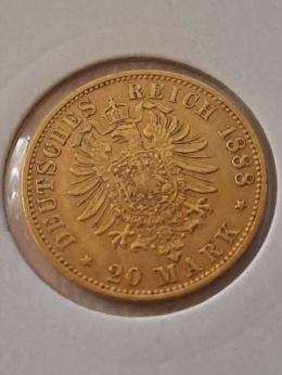 Niemcy 20 Marek Friedrich II Prusy 1888 r