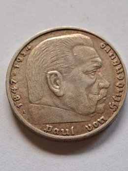 Niemcy 5 Marek Hindenburg 1936 r A