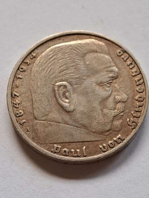 Niemcy 5 Marek Hindenburg 1936 r A Niemcy 5 Marek Hindenburg 1936 r A