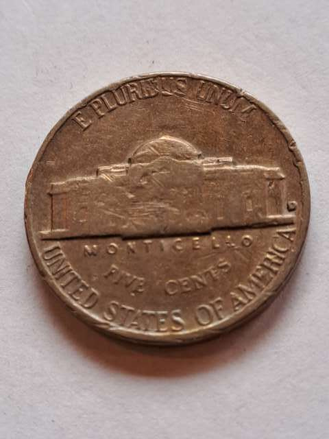 USA 5 Cent Jefferson 1961 r D USA 5 Cent Jefferson 1961 r D