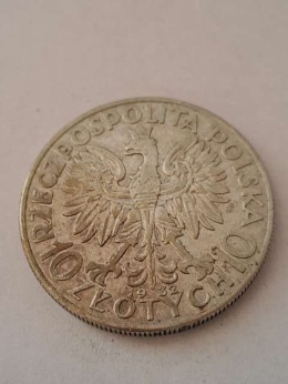 10 zł Głowa Kobiety 1932 r bez znaku