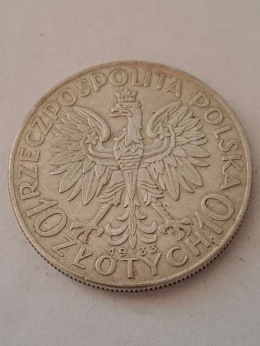 10 zł Głowa Kobiety 1933 r