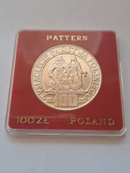 100 zł Mieszko i Dąbrówka 1966 r próba