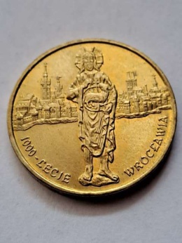 2 zł 1000 lat Wrocławia 2000 r