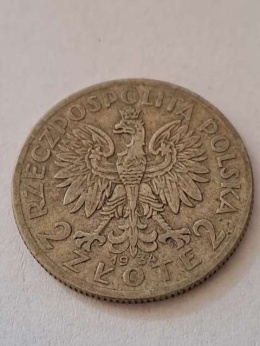 2 zł Głowa Kobiety 1934 r