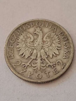 2 zł Głowa Kobiety 1932 r