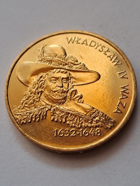 2 zł Władysław IV Waza 1999 r 2 zł Władysław IV Waza 1999 r