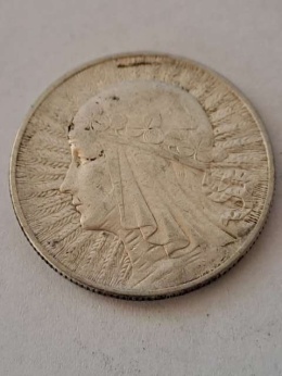 5 zł Głowa Kobiety 1933 r
