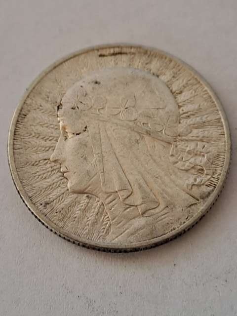 5 zł Głowa Kobiety 1933 r 5 zł Głowa Kobiety 1933 r