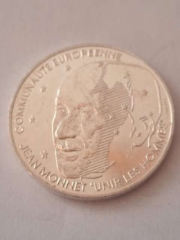 Francja 100 Franków J. Monnet 1992 r