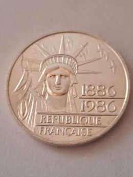 Francja 100 Franków Statua Wolności 1986 r