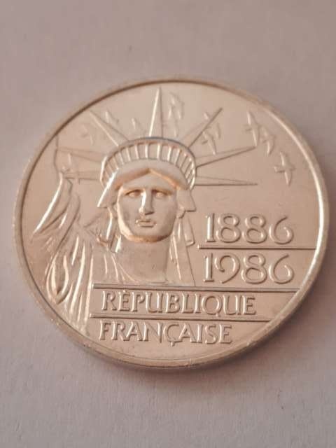 Francja 100 Franków Statua Wolności 1986 r Francja 100 Franków Statua Wolności 1986 r
