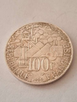 Francja 100 Franków E. Zola 1985 r
