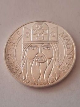 Francja 100 Franków Karol Wielki 1990 r