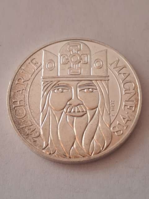 Francja 100 Franków Karol Wielki 1990 r Francja 100 Franków Karol Wielki 1990 r