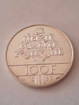 Francja 100 Franków Deklaracja Praw 1989 r