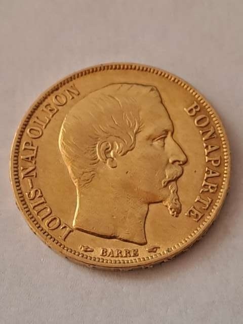 Francja 20 Franków L. Napoleon Bonaparte 1852 r Francja 20 Franków L. Napoleon Bonaparte 1852 r