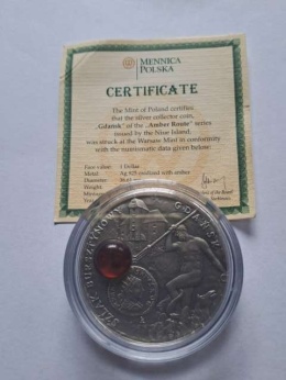 Niue Island 1 Dolar Gdańsk 2008 r