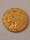 USA 2 1/2 Dolara Indianin 1925 r USA 2 1/2 Dolara Indianin 1925 r