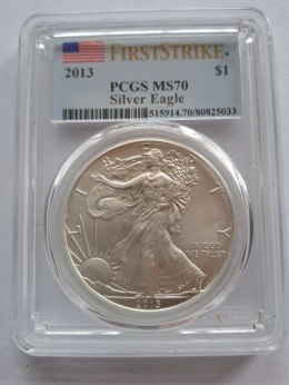USA Dollar Liberty 2013 r PCGS MS70