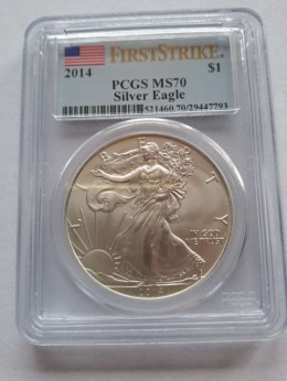 USA Dollar Liberty 2014 r PCGS MS70
