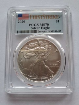 USA Dollar Liberty 2020 r PCGS MS70