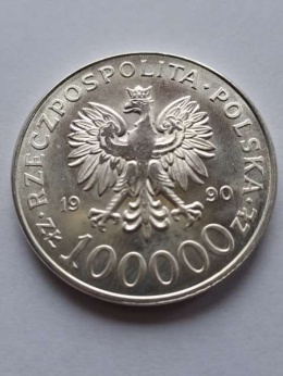 100 tys Solidarność typ A 1990 r destrukt