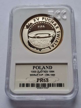 1000 zł XV Puchar Świata FIFA 1994 r GCN PR 68