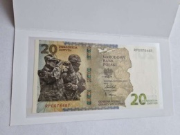 Banknot 20 zł Obrona Granicy Wschodniej 2022 r stan UNC