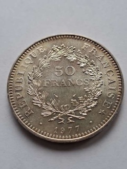 Francja 50 Franków Herkules 1977 r
