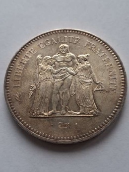 Francja 50 Franków Herkules 1977 r