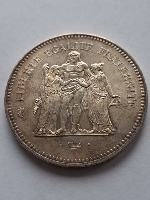 Francja 50 Franków Herkules 1977 r Francja 50 Franków Herkules 1977 r