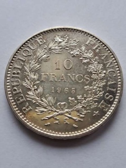 Francja 10 Franków Herkules 1965 r